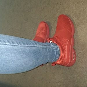 Red shoes